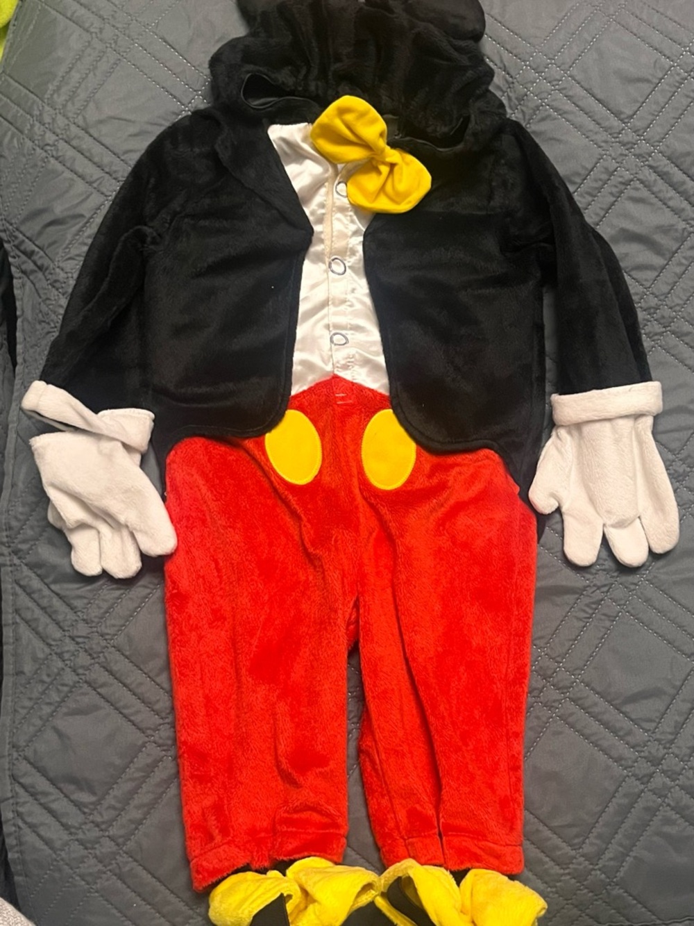Classic Red & Black Mickey Mouse Costume - 18 months